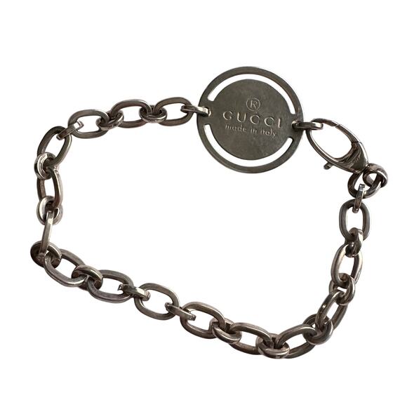 Gucci Circle Disc Plate Bracelet in Box with Dust Bag - Picture 3 of 11